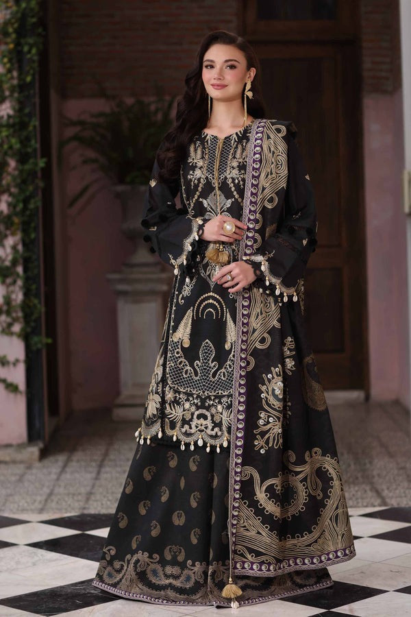 3 Piece - Digital Printed Embroidered Suit